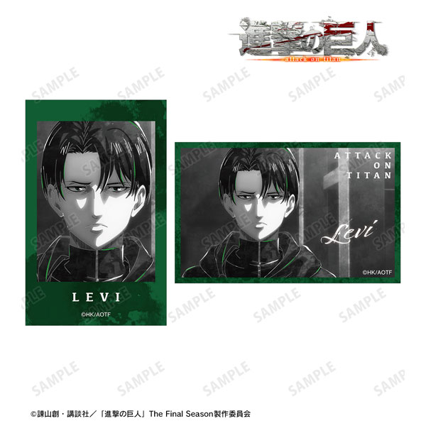 TVアニメ『進撃の巨人』 リヴァイ Ani-Art BLACK LABEL 第2弾 イラストカード2枚セット[アルマビアンカ]《０４月予約》