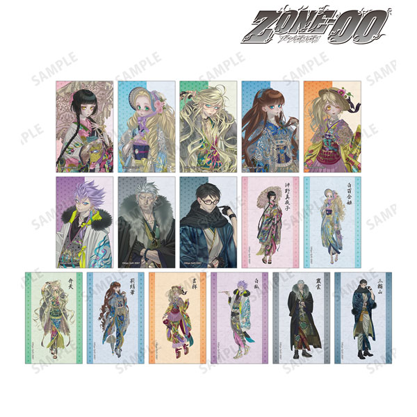 ZONE-00 九条キヨ先生 描き下ろし 和装ver. トレーディングイラストカード 16個入りBOX