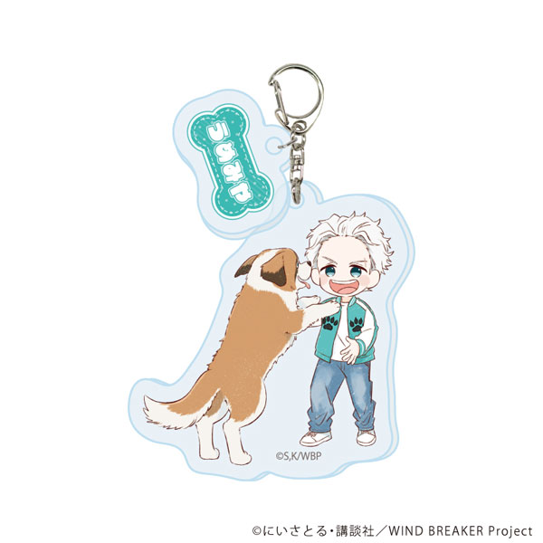 パーツ付きアクリルキーホルダー「TVアニメ『WIND BREAKER』」02/梅宮一 犬ver.(グラフアートイラスト)[A3]《０３月予約》