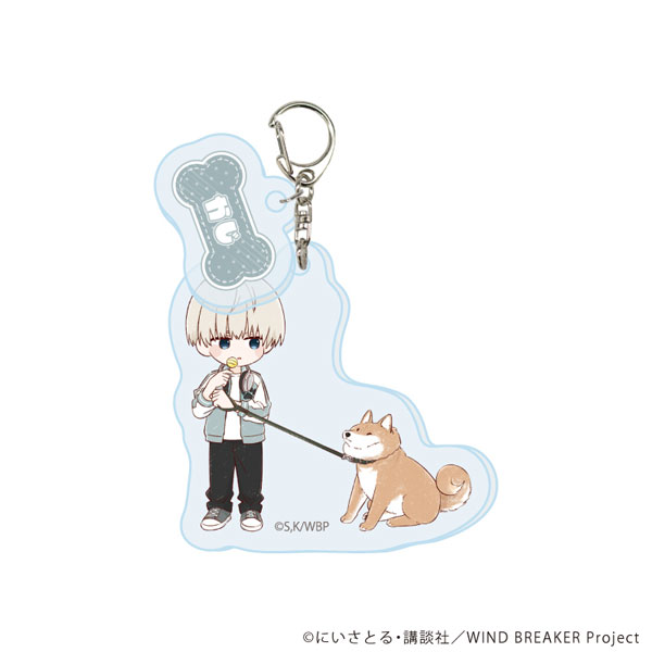 パーツ付きアクリルキーホルダー「TVアニメ『WIND BREAKER』」05/梶蓮 犬ver.(グラフアートイラスト)[A3]《０３月予約》
