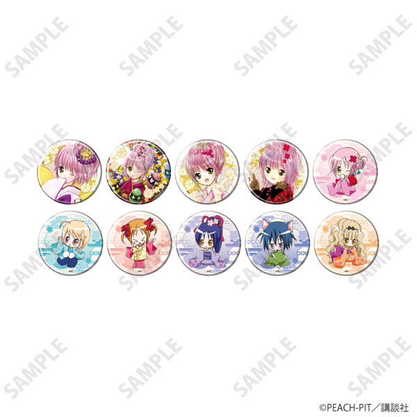 缶バッジ「しゅごキャラ！」32/公式イラスト 10個入りBOX