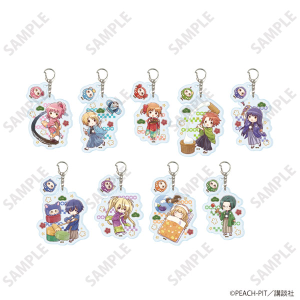 パーツ付きアクリルキーホルダー「しゅごキャラ！」02/お正月ver.(グラフアートイラスト) 9個入りBOX