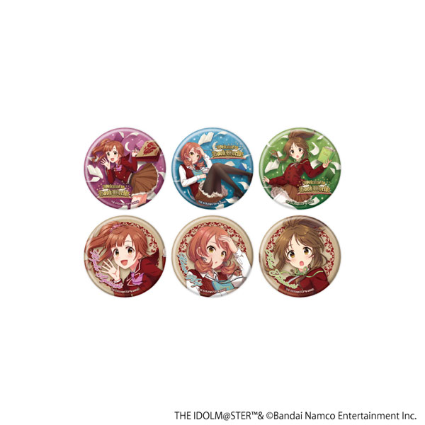 缶バッジ「アイドルマスター シンデレラガールズ」15/BookWorld！ver.(描き下ろしイラスト) 6個入りBOX