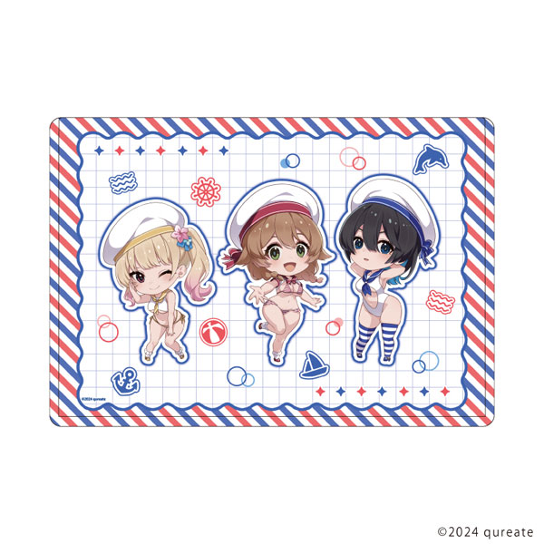 キャラクリアケース「バニーガーデン」01/花奈＆凜＆美羽香 セーラーver.(描き下ろしイラスト)[A3]《０３月予約》