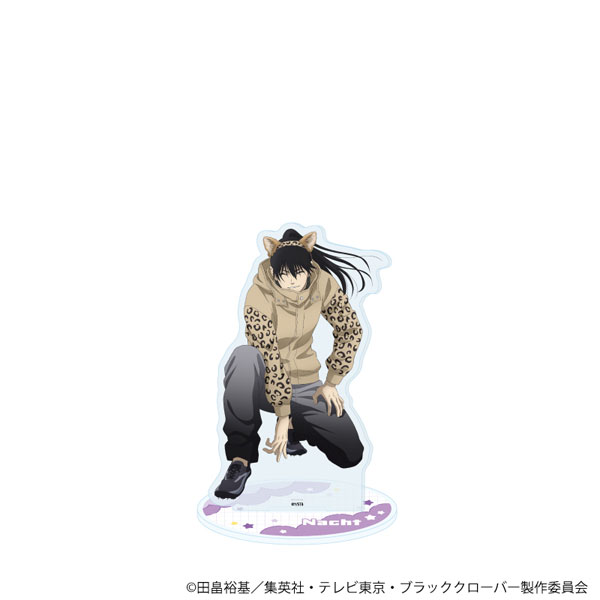 アクリルスタンド「ブラッククローバー」26/ナハト ケモミミカチューシャver.(描き下ろしイラスト)[A3]《発売済・在庫品》