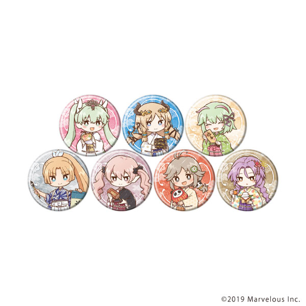 缶バッジ「ルーンファクトリー4スペシャル」17/お正月ver.(グラフアートイラスト) 7個入りBOX