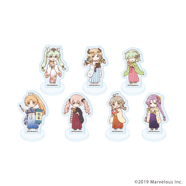 アクリルぷちスタンド「ルーンファクトリー4スペシャル」14/お正月ver.(グラフアートイラスト) 7個入りBOX