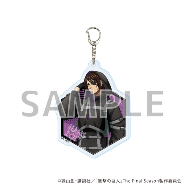 進撃の巨人 WIT STUDIO 描き下ろし アクリルキーホルダー ハンジ ゾエ 進撃の巨人 WIT STUDIO 描き下ろし アクリルキーホルダー ハンジ ゾエ