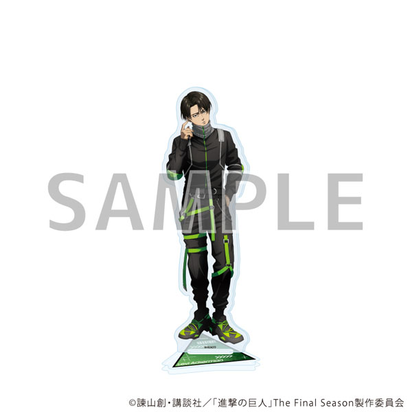 アクリルスタンド「TVアニメ『進撃の巨人』The Final Season」11/リヴァイ・アッカーマン サイバーパンクver.(描き下ろしイラスト)