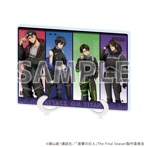 アクリルアートボード(A5サイズ)「TVアニメ『進撃の巨人』The Final Season」02/サイバーパンクver.(描き下ろしイラスト)[A3]《０３月予約》