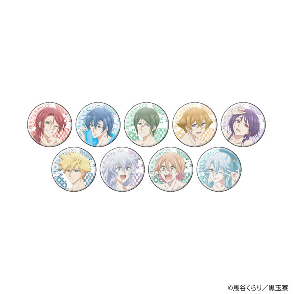 缶バッジ「美男高校地球防衛部ハイカラ！」03/描き下ろしイラスト 9個入りBOX