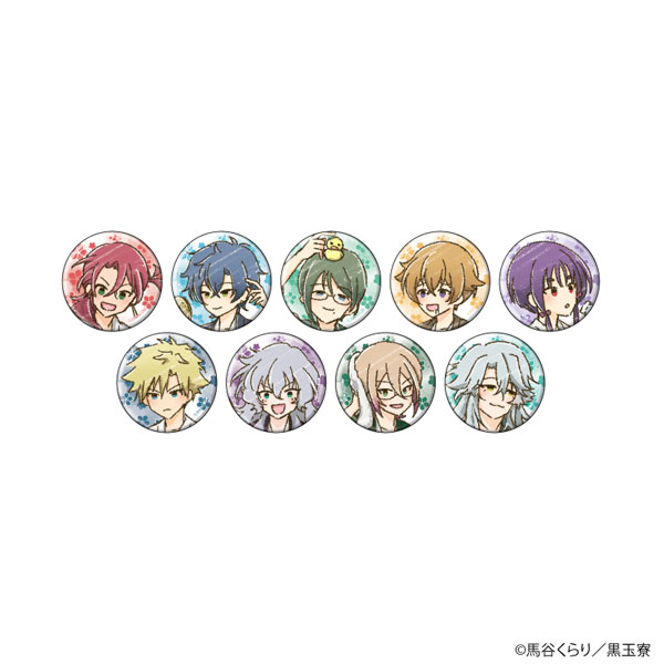 缶バッジ「美男高校地球防衛部ハイカラ！」04/グラフアートイラスト 9個入りBOX