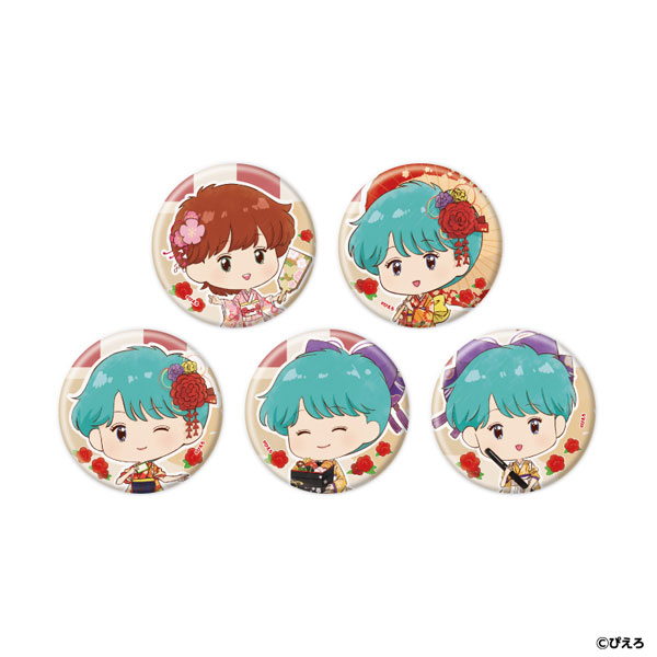 缶バッジ「魔法のスターマジカルエミ」02/レトロアートイラスト 5個入りBOX