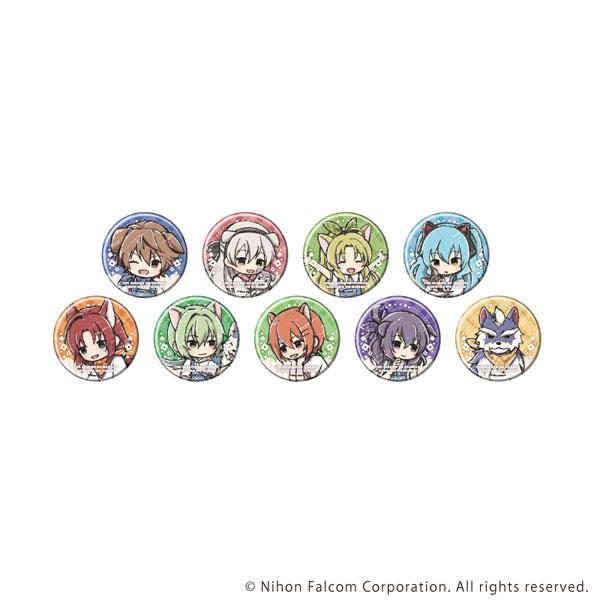 缶バッジ「英雄伝説 零/碧の軌跡」01/グラフアートイラスト 9個入りBOX