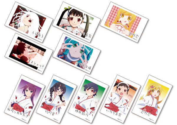 物語シリーズ トレーディング フォト風カード 10個入りBOX