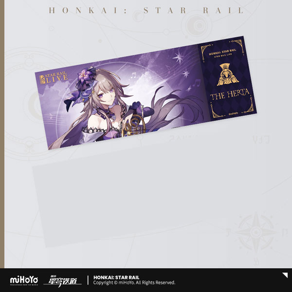 崩壊：スターレイル LIVEシリーズ ホログラムコレクションチケット