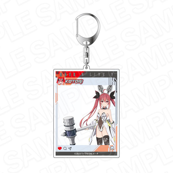 デート・ア・ライブV SNS風アクリルキーホルダー 五河琴里 サイバー