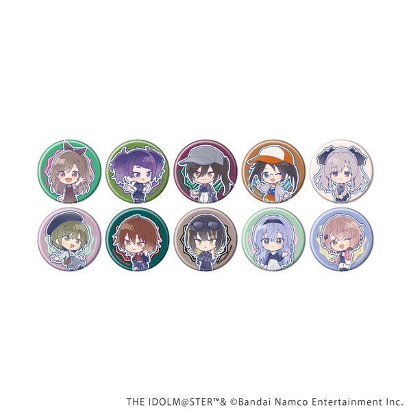 缶バッジ「アイドルマスター シャイニーカラーズ」07/おでかけver. ミニキャライラスト 10個入りBOX[A3]《在庫切れ》