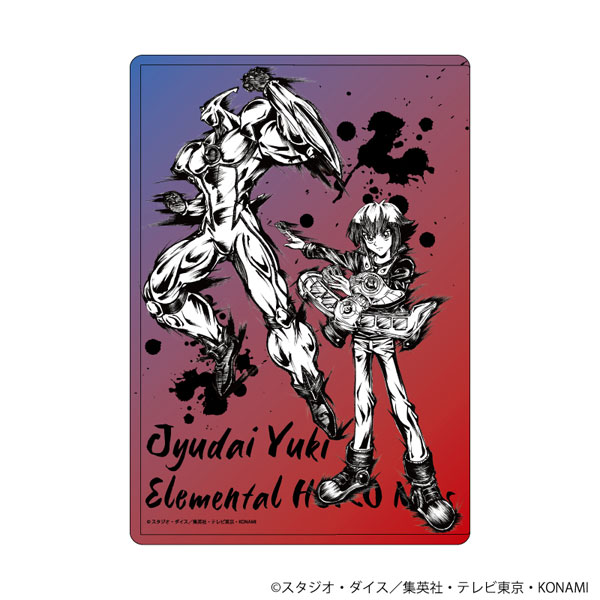 キャラクリアケース「遊☆戯☆王デュエルモンスターズGX」14/遊城十代(墨絵イラスト)[A3]《０３月予約》