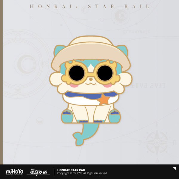 崩壊：スターレイル ガオガオシリーズ キメラ金属バッジ ポポン[miHoYo