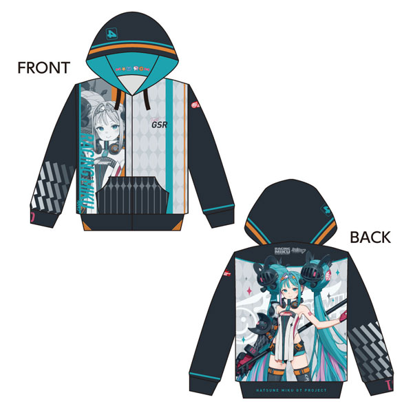 初音ミク パーカー 公式 スウェットジップパーカー 初音ミク HMV35th