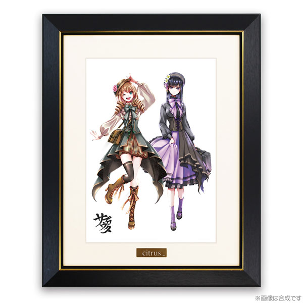 citrus A賞 高精細複製原画 キャラファイングラフ 推しちゃれ サブロウタ コスパ・デポ限定 citrus 描き下ろし 柚子＆芽衣 A4キャラファイン
