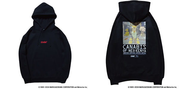 リンダキューブ30周年 リンダキューブパーカー ブラックB L[Lam]《発売済・在庫品》