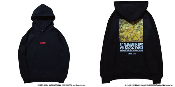 リンダキューブ30周年 リンダキューブパーカー ブラックC L[Lam]《発売済・在庫品》