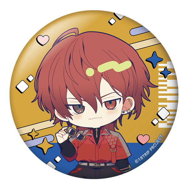 18TRIP ぺたん娘缶バッジ 西園練牙[ペンギンパレード]《03月予約》