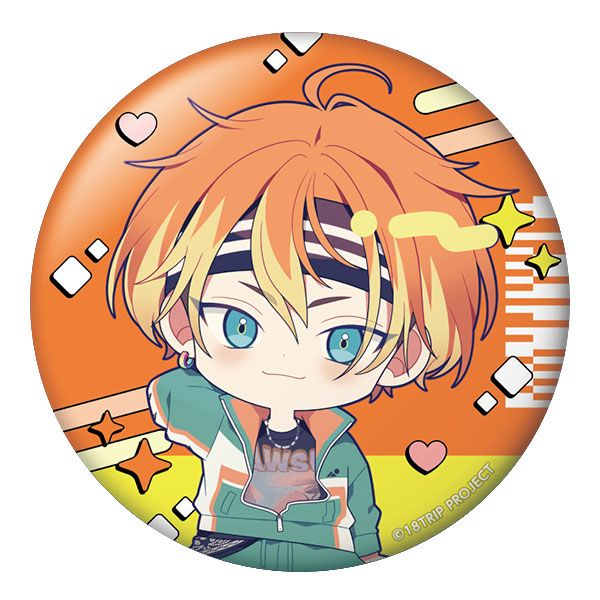 18TRIP 五十竹あく太 ビズログ缶バッジ 18trip（エイトリ） ビーズログ