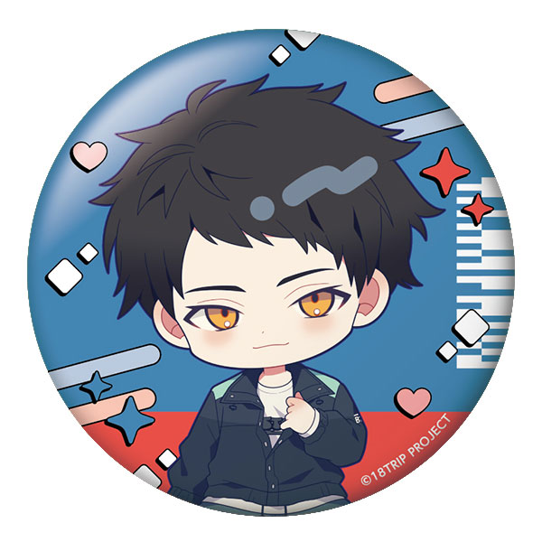 18TRIP ぺたん娘缶バッジ 木ノ内太緒[ペンギンパレード]《03月予約》