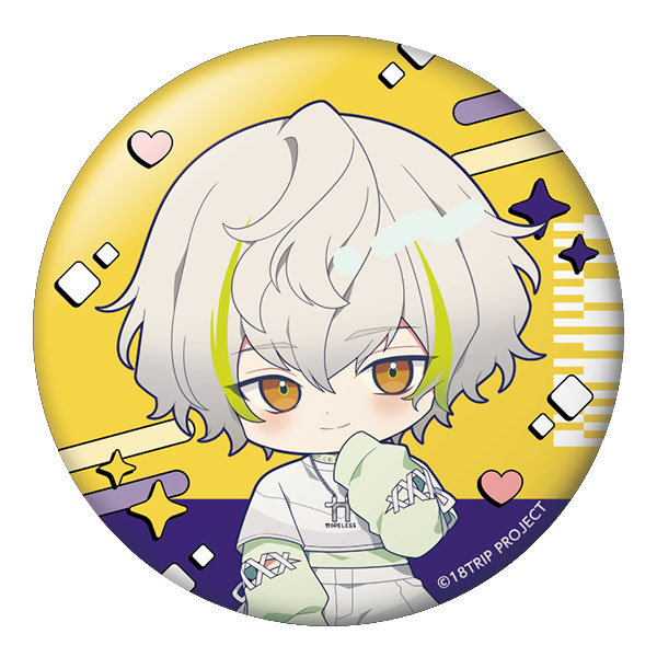 18TRIP ぺたん娘缶バッジ 白光糖衣[ペンギンパレード]《03月予約》