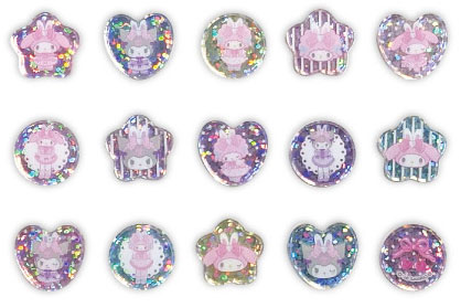 マイメロディ・クロミ・マイスウィートピアノ クリスタルシール ピンク[ティー・シー・ピー]《０５月予約》