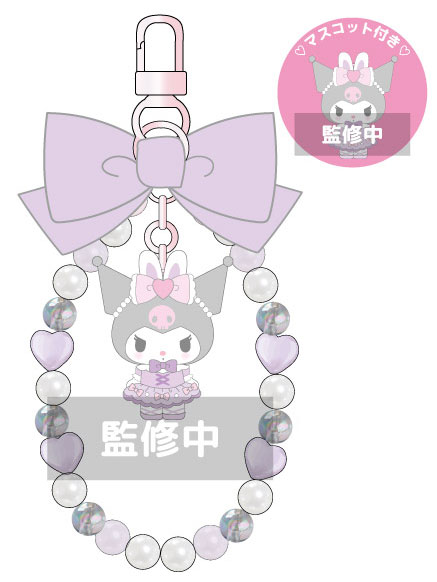 マイメロディ・クロミ・マイスウィートピアノ リボンフォンストラップ クロミ[ティー・シー・ピー]《０５月予約》