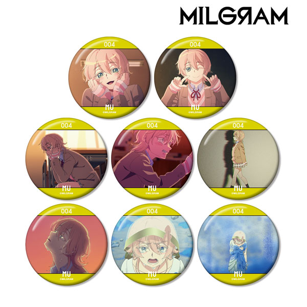 MILGRAM -ミルグラム- トレーディング MV 缶バッジ ムウ『ペイン』 8個入りBOX