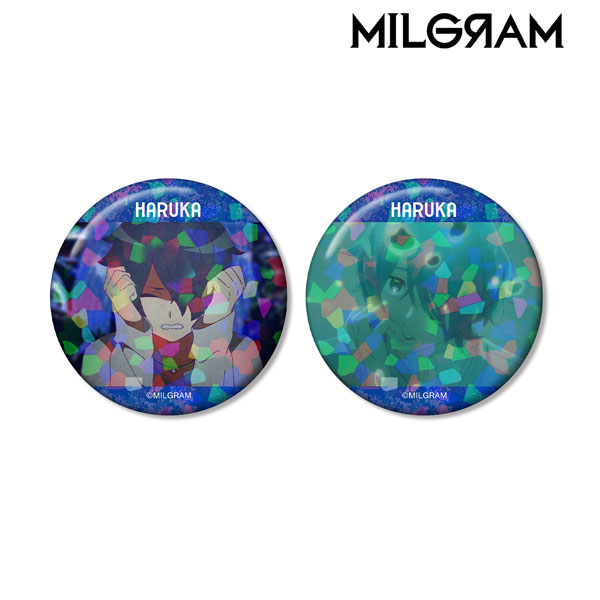 MILGRAM -ミルグラム- ハルカ 場面写ホログラム缶バッジ2個セット