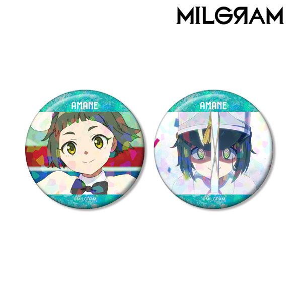 MILGRAM -ミルグラム- アマネ 場面写ホログラム缶バッジ2個セット