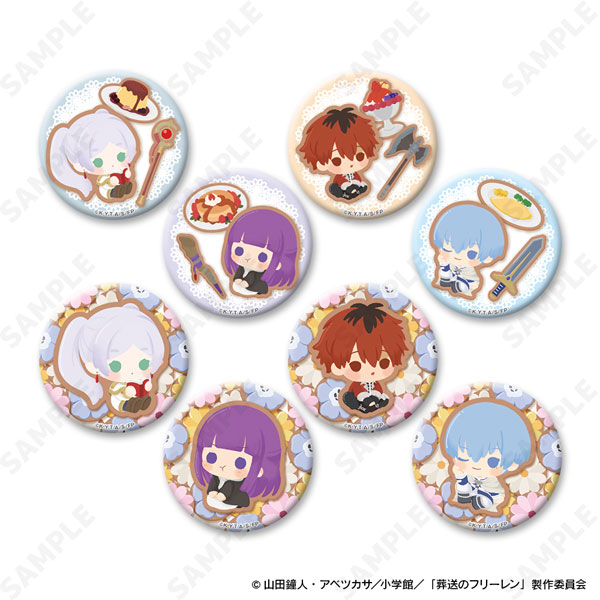 葬送のフリーレン トレーディングマット缶バッジ 8個入りBOX