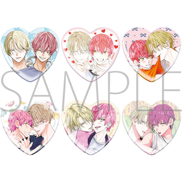 ミユキ蜜蜂 ハート形キャラバッジコレクション 営業ですから 6個入りBOX