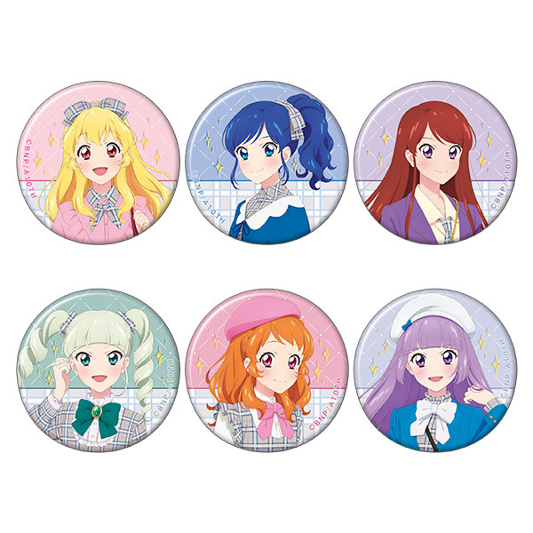 アイカツ！ キャラバッジコレクション -Cute Check Style ver.- 6個入りBOX