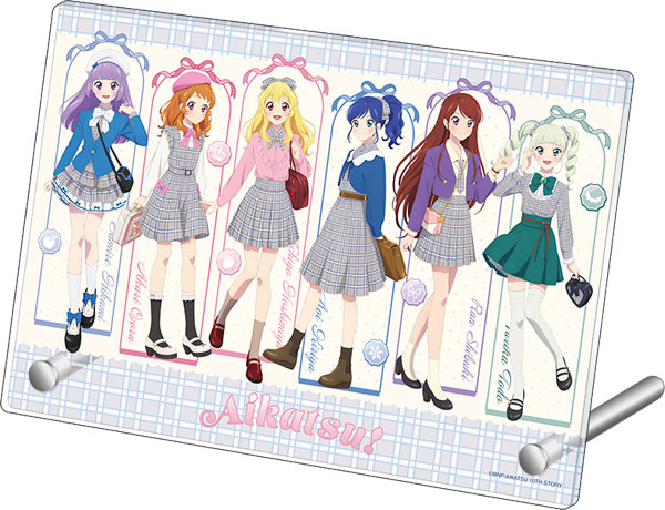 アイカツ！ アクリルアートパネル -Cute Check Style ver.-[ムービック]《発売済・在庫品》