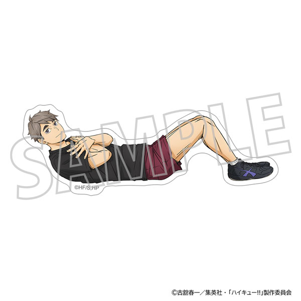ハイキュー！！ ダイカットステッカー 宮治 体力測定[ムービック]《発売済・在庫品》