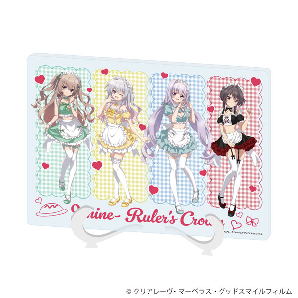 アクリルアートボード(A5サイズ)「TVアニメ『9-nine- Ruler’s Crown』」01/集合デザイン メイドver.(描き下ろしイラスト)[A3]《０４月予約》
