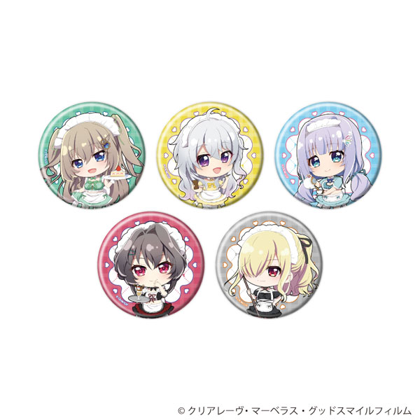 缶バッジ「TVアニメ『9-nine- Ruler’s Crown』」10/メイドver. ミニキャライラスト 5個入りBOX