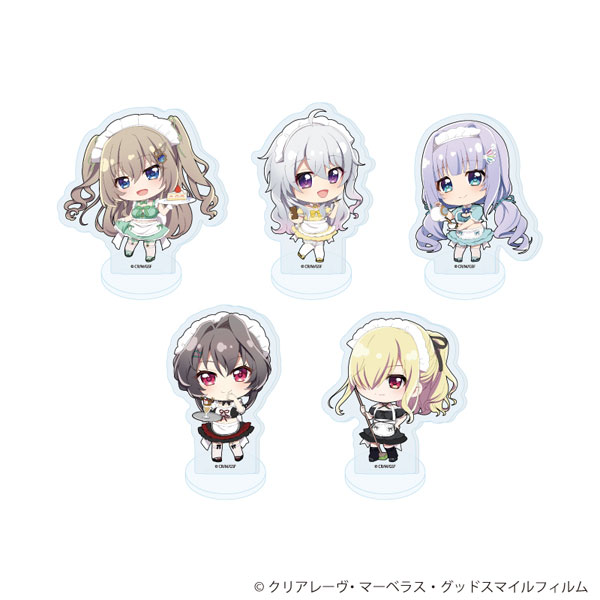 アクリルぷちスタンド「TVアニメ『9-nine- Ruler’s Crown』」01/メイドver. ミニキャライラスト 5個入りBOX