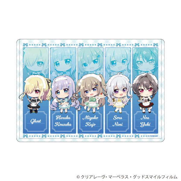 キャラクリアケース「TVアニメ『9-nine- Ruler’s Crown』」01/集合デザイン メイドver.(ミニキャライラスト)[A3]《０４月予約》