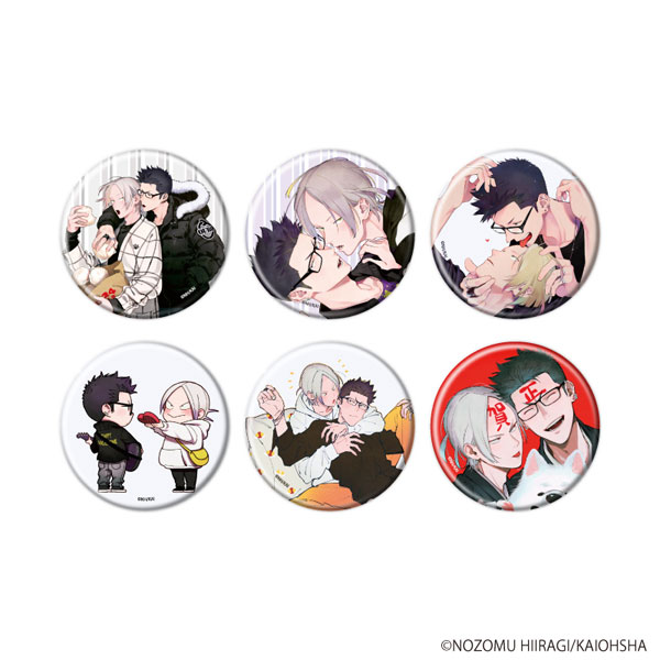 缶バッジ「オオカミくんは襲われたい」01/公式&描き下ろしイラスト 6個入りBOX