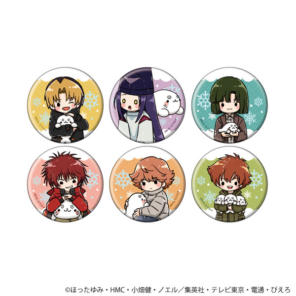 缶バッジ「ヒカルの碁」47/あざらしver. グラフアートイラスト 6個入りBOX