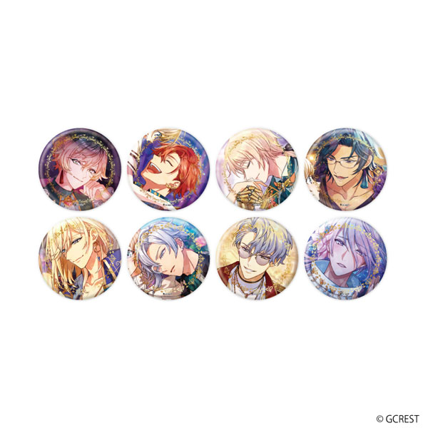 ホログラム缶バッジ(57mm)「夢職人と忘れじの黒い妖精」08/ファタ・ミュジカ&夢紡ぎ 公式イラスト 8個入りBOX