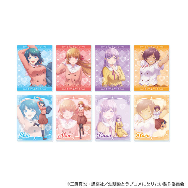 アクリルカード「TVアニメ『幼馴染とはラブコメにならない』」01/公式イラスト 8個入りBOX